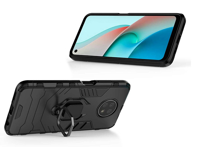 Alogy Etui na telefon Stand Ring Armor do Xiaomi Redmi Note 9T/ 9T 5G czarne