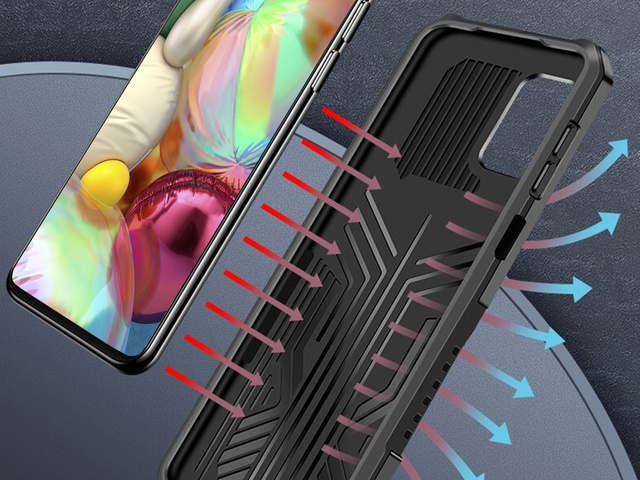 Alogy Etui ochronne pancerne z podstawką do Samsung Galaxy M51