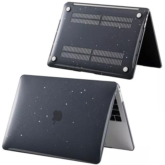 Alogy Etui Hard Case do Apple MacBook Pro 13 2016-2020 Glitter Black