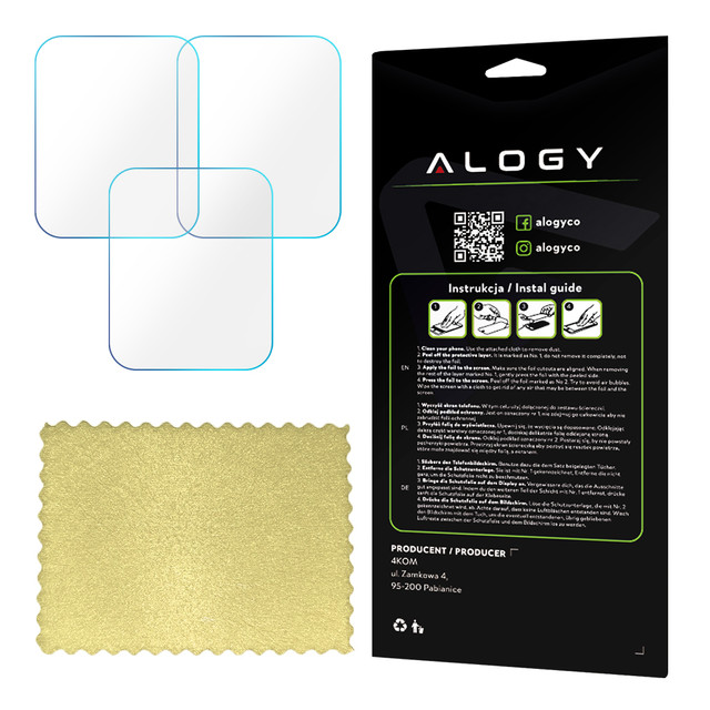 Alogy Folia hydrożelowa x3 Hydrogel do Xiaomi Mi Watch Lite