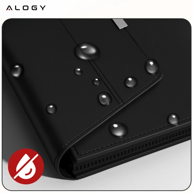 Torba na laptopa Alogy FlexCase Pro wielofunkcyjna rozkładana z podstawką i podkładką na myszkę do Macbooka 13/  14" Czarna