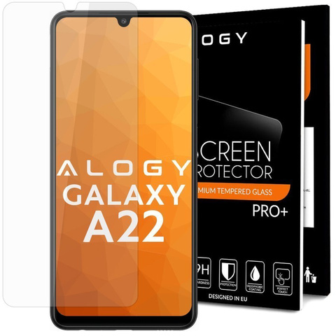 Alogy Szkło hartowane do telefonu na ekran do Samsung Galaxy A22 4G