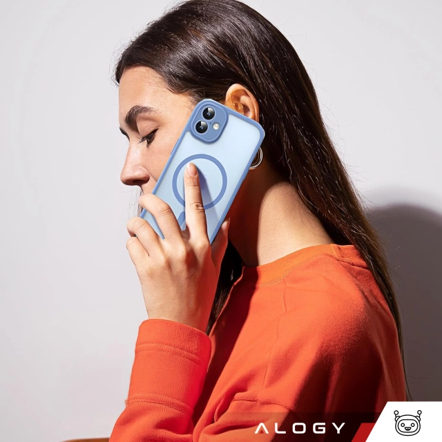 3w1 Zestaw Etui Hybrydowe + Szkło hartowane do Apple iPhone 16 obudowa ochronna Hybrydowe MagSafe z ochroną obiektywu case na telefon Alogy 3in1 Case Pack Sky Blue Niebieskie