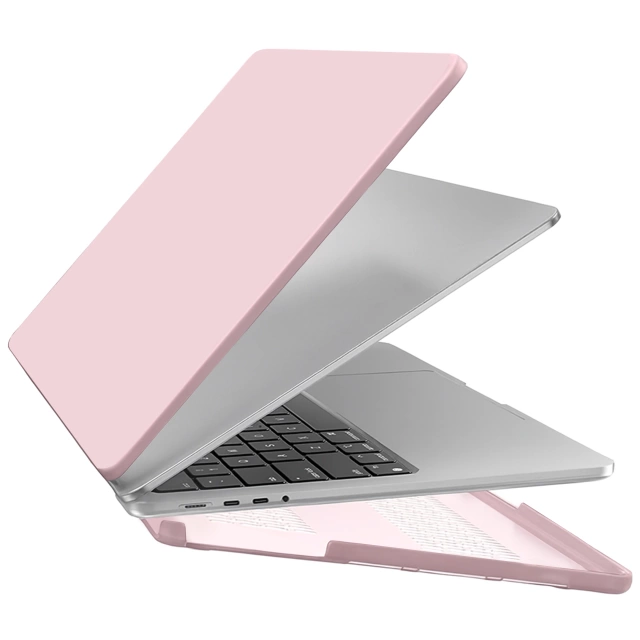 Etui do Apple Macbook Pro 16 2021-2025 (M1/M2/M3/M4) – elastyczna, matowa obudowa ochronna, lekka i odporna – Alogy AirGuard™ Różowy