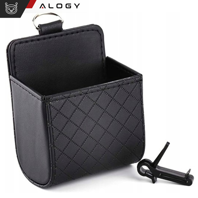 Alogy Organizer samochodowy Car Organizer Air Vent na kratkę do auta Czarny
