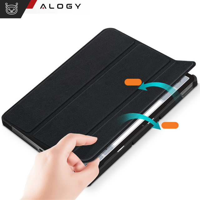 Alogy Etui ochronne Book Cover obudowa do Lenovo Tab P11 2gen 11.5" TB350FU TB350XU Czarne