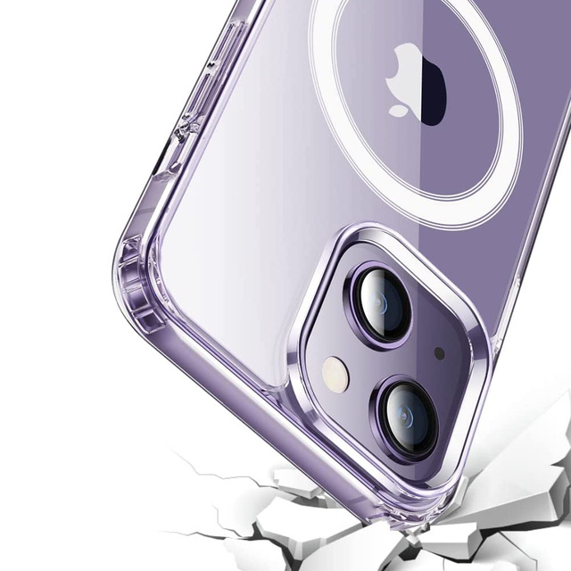 Alogy Etui do telefonu Ultra Slim Mag do ładowarek Qi do Apple iPhone 14 Plus Przezroczyste
