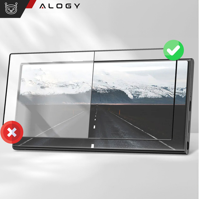Alogy Szkło na ekran Full Glue case friendly do Samsung Galaxy S24 Ultra Czarne