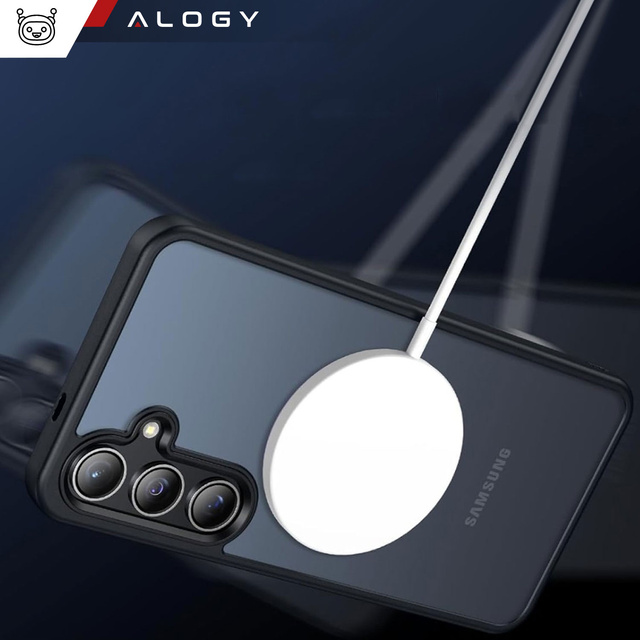 Etui do Samsung Galaxy S24+ Plus na telefon pokrowiec ochronny plecki MagMat Case do MagSafe Matte Black