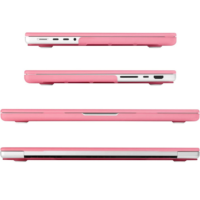 Alogy Etui na laptopa Hard Case do Apple Macbook Pro 16 2021 A2485 Matowy Różowy