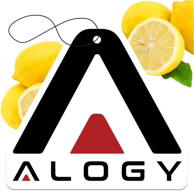 Alogy Zawieszka zapachowa samochodowa zapach do samochodu auta odświeżacz powietrza samochodowy Lemon