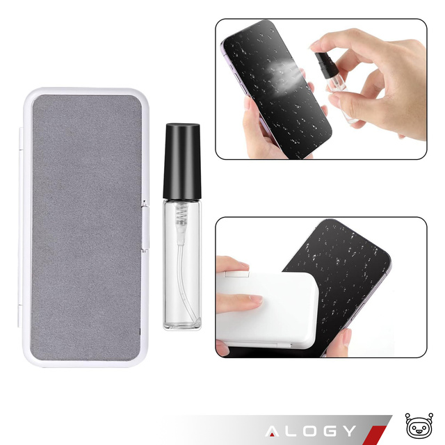 Alogy Set 18w1 Zestaw do czyszczenia klawiatury telefonu słuchawek Wielofunkcyjny Szczotka Klucz do SIM Czyścik