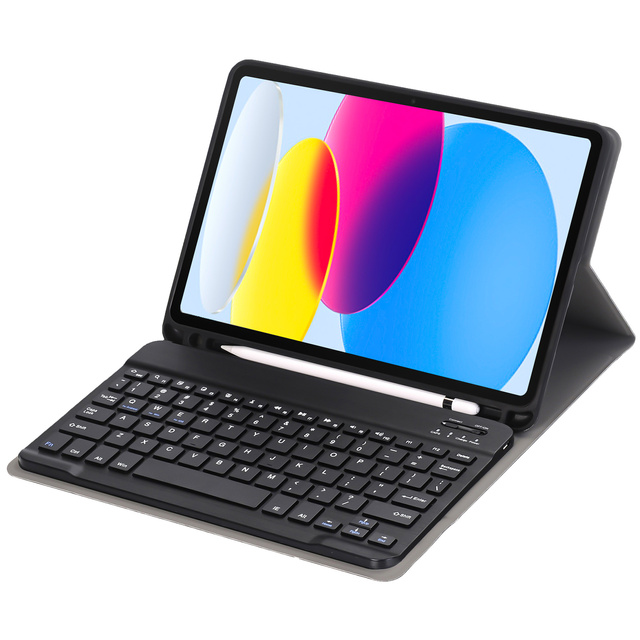 Alogy Etui z klawiatura bezprzewodowa Keyboard Case z miejscem na rysik do Apple iPad 10.9 2022 Czarne