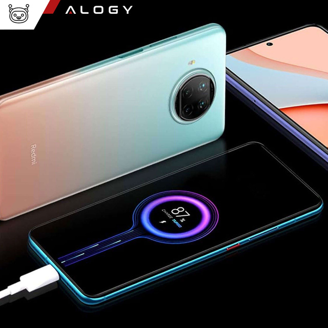Kabel USB - USB-C typ C Alogy mocny szybki 67W 6A PD 1M przewód do ładowarki Blue Label Biały