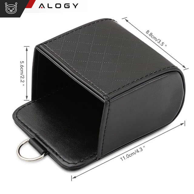 Alogy Organizer samochodowy Car Organizer Air Vent na kratkę do auta Czarny