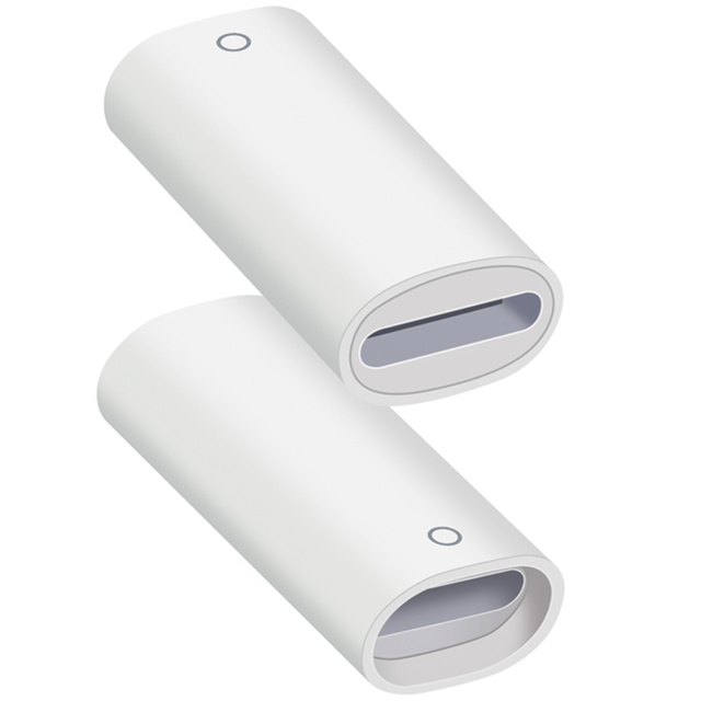 Adapter Alogy Pencil Charger do rysika Lightning - Lightning do Apple Pen umożliwiający ładowanie kablem Biały