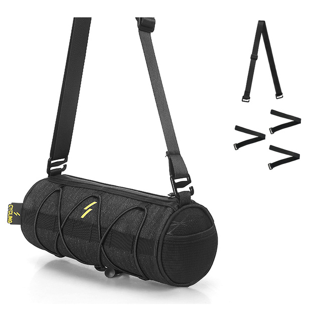 Alogy Sakwa torba rowerowa Bike Bag Wheel Bar Wodoodporna etui na rower 2.5L Czarna