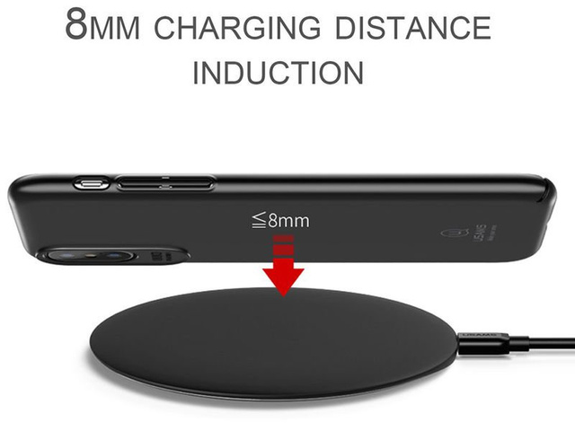 Ładowarka indukcyjna USAMS 10W US-CD24 iPhone 8 X MFI czarna