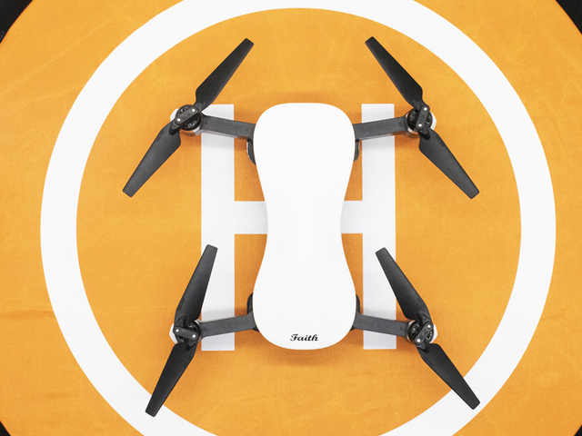 Mata do lądowania dronem lądowisko do drona podkład 55 cm