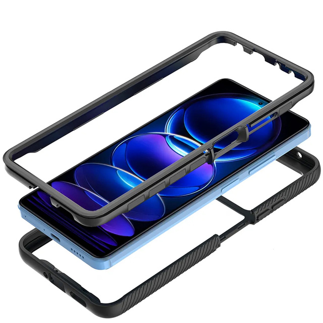 Alogy Etui pancerne Defense360 Pro + Screen Protector do Xiaomi Redmi Note 12 Pro / Poco X5 Pro Black
