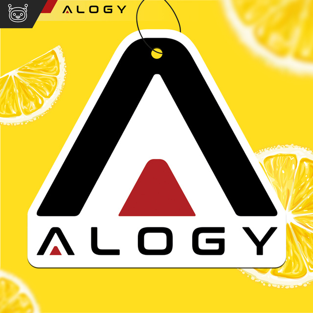 Alogy Zawieszka zapachowa samochodowa zapach do samochodu auta odświeżacz powietrza samochodowy Lemon