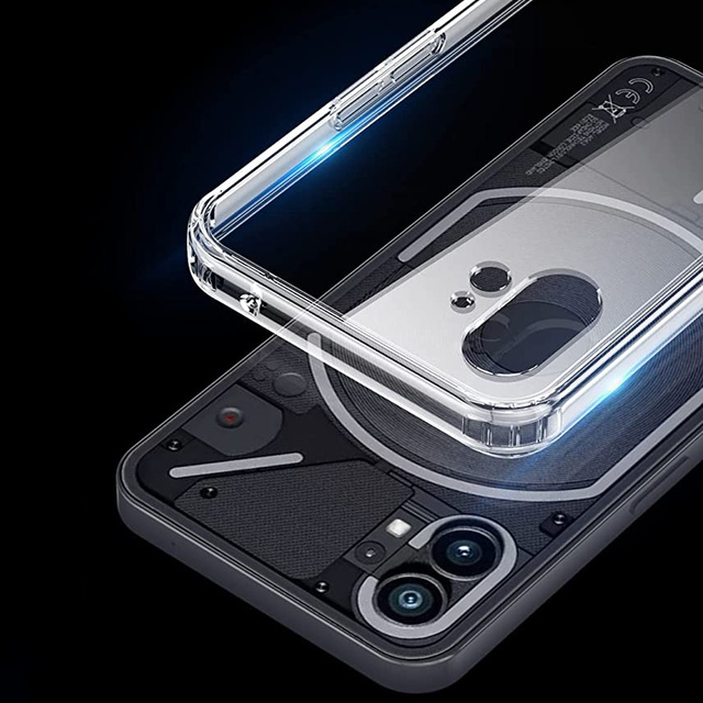 Alogy Etui ochronne na telefon obudowa Hybrid Case do Nothing Phone 1 Przezroczyste