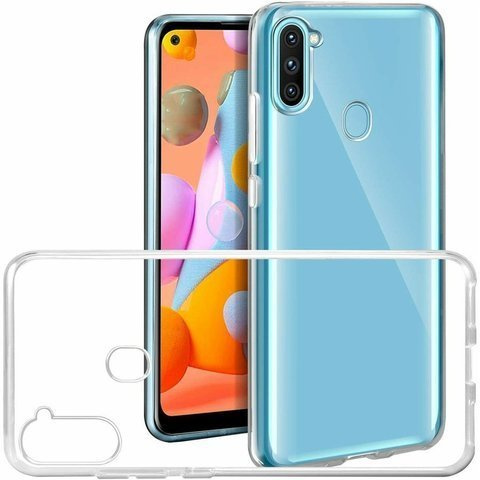 Etui na telefon silikonowe do Samsung Galaxy M11/ A11 silikonowe przezroczyste