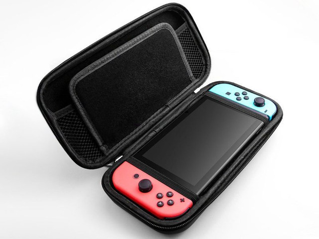 Etui do konsoli futerał pokrowiec Alogy do Nintendo Switch/ Switch OLED Niebieskie 02