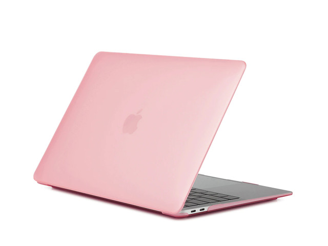 Etui Alogy Hard Case mat do Apple MacBook Air 13 2021 2020 M1 2019 2018 A2337 A2179 A1932 Różowy