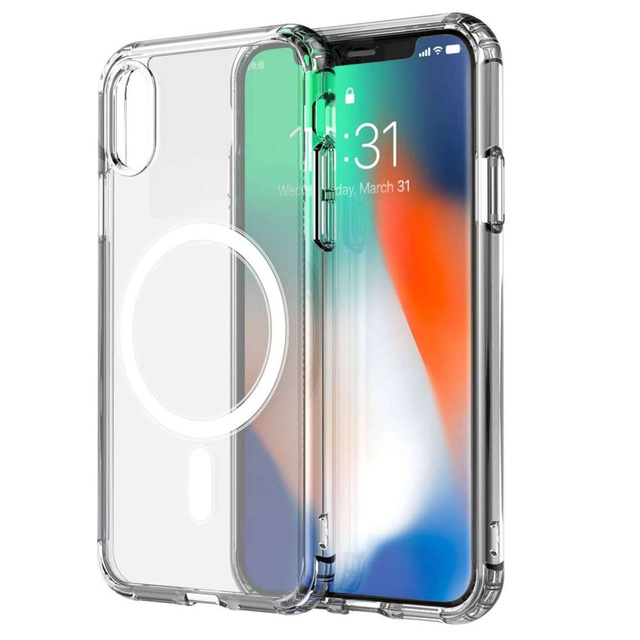 Alogy Etui ochronne na telefon MagSafe Clear Case do Apple iPhone X / XS Przezroczyste