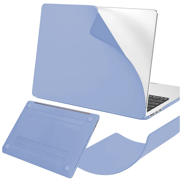 Etui do Apple Macbook Pro 14 2021-2024 (M1/M2/M3/M4) – elastyczna, matowa obudowa ochronna, lekka i odporna – Alogy AirGuard™ Lawendowy
