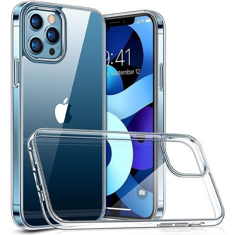 Etui na telefon silikonowe do iPhone 12 Pro Max silikonowe przezroczyste