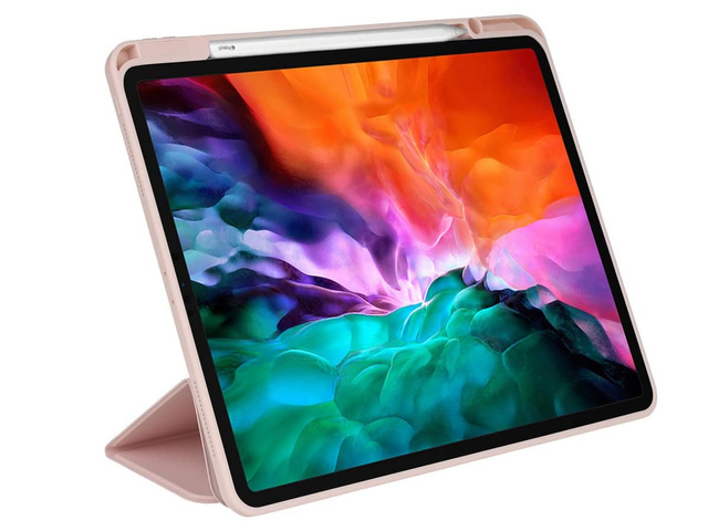 Alogy Magnetic Case Etui magnetyczne 2w1 do Apple iPad Air 4 2020 Różowe