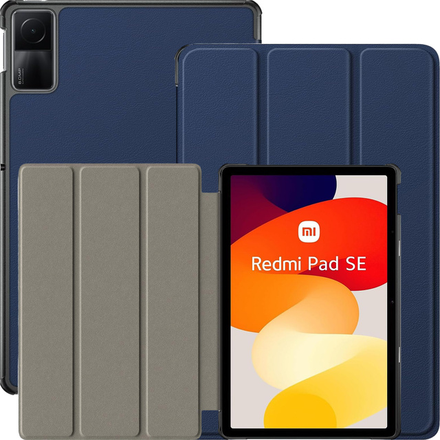 Etui na tablet do Xiaomi Redmi Pad SE 2023 11" obudowa ochronna z klapką Case Alogy Book Cover Granatowe