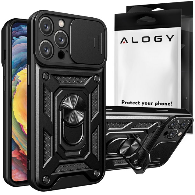 Alogy Uchwyt do samochodu na telefon/ tablet 4.7-12.9" Car Headrest Holder na zagłówek czarny