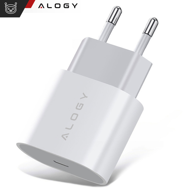 Alogy Ładowarka sieciowa szybka USB-C PD 20W Biała