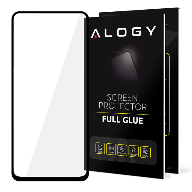 Alogy Szkło na ekran Full Glue case friendly do Xiaomi Redmi Note 11 Pro/ 11 Pro Plus/ Poco X4 Pro 5G Czarne