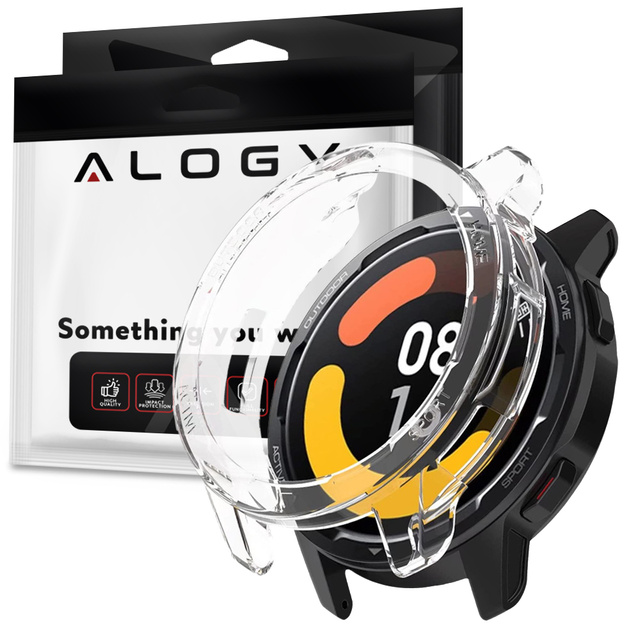 Alogy Etui silikonowe Case do Xiaomi Mi Watch S1 Active Global Przezroczyste