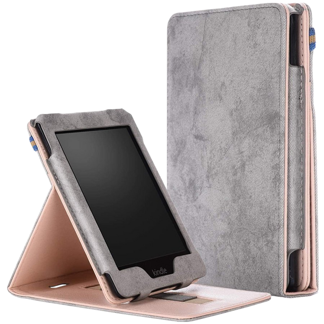 Etui na czytnik Alogy do Kindle Paperwhite 4 2018/2019 Szare