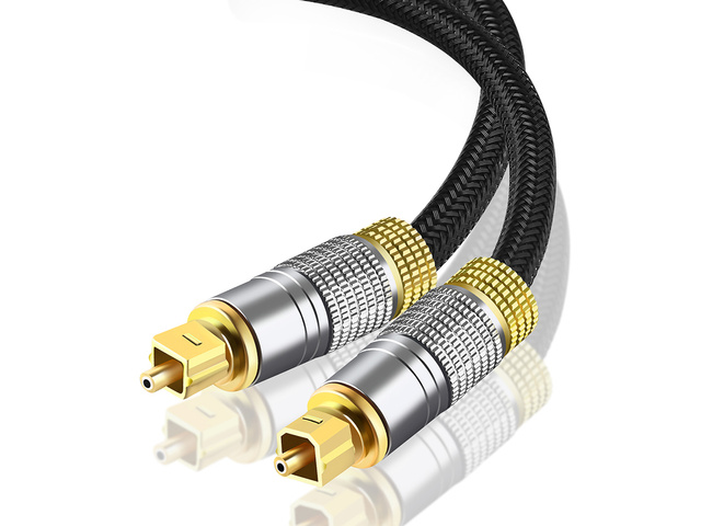 Alogy Kabel przewód optyczny cyfrowy 6.0mm Audio PC TV 300cm