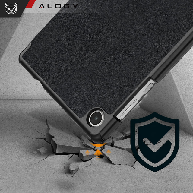 Alogy Etui do Lenovo Tab M8 4gen. TB300XU TB300FU Book Cover Case obudowa ochronne Czarne
