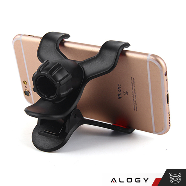Alogy Uchwyt elastyczny do telefonu Flexible Arm Klips do biurka blatu giętkie ramię Czarny