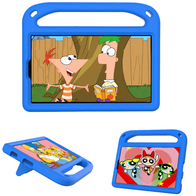 Etui na tablet Alogy Stand Case dla dzieci do Samsung Galaxy Tab A7 Lite 8.7 T220/ T225 Niebieskie