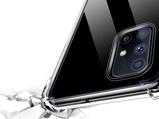Alogy Etui na telefon pancerne ShockProof do Samsung Galaxy M51 przezroczyste