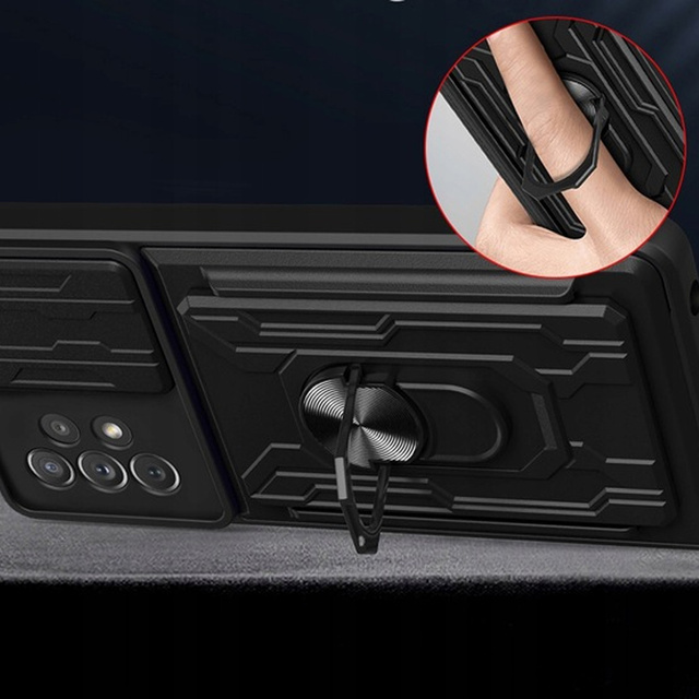 Alogy Camshield Ring Wallet Case z osłonką na aparat i portfelem do Samsung Galaxy A53