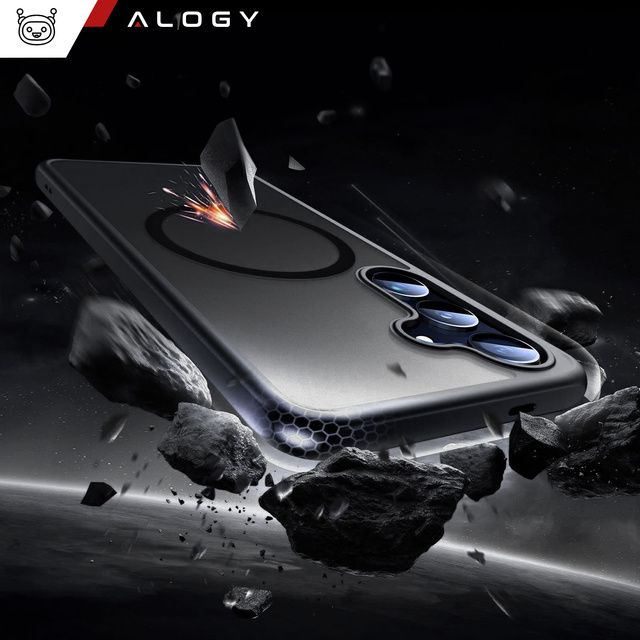 Etui do Samsung Galaxy S24+ Plus na telefon pokrowiec ochronny plecki MagMat Case do MagSafe Matte Black