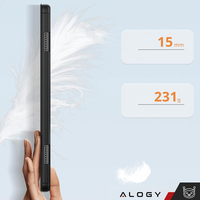Alogy Etui na tablet do Lenovo Tab M10 3gen 3 gen 10.1” 2022 TB-328FU TB-328XU Book Cover Case Czarne
