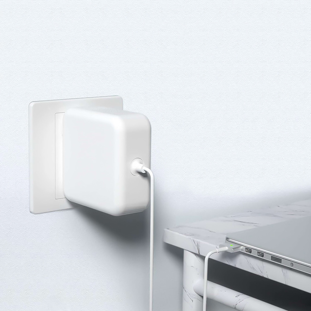 Alogy Ładowarka zasilacz do Apple MacBook MagSafe 2 T-type 85W Biała