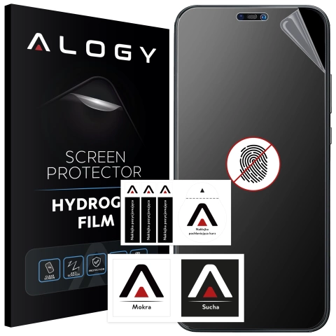 Folia "MATOWA" do Huawei P20 Lite Hydrożelowa Alogy HydroSkin Matte Pro™ na ekran do etui "BEZ ODCISKU PALCÓW"