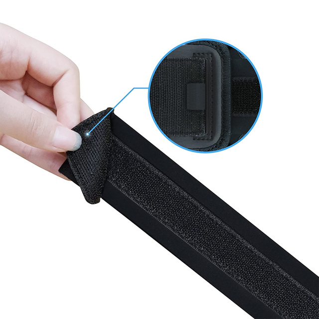 Alogy WaterProof Sport ArmBand Wodoodporne 2x etui sportowe opaska na ramię do telefonu 6.7 cali Czarna [2szt]